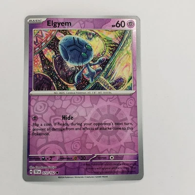 Elgyem 073/162 Sv05: Temporal Forces Reverse Holo - Image 1 of 2
