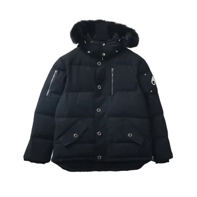 Moose Knuckles Classic Down Jacket 06 – Black (Size L) - Image 1 of 4
