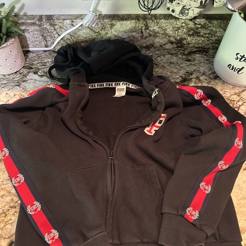 UNDERCOVER Felpa con cappuccio e zip rosa vintage Md