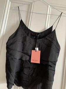 Kate Moss x Topshop Black Cami - New / Limited Edition / Sold Out Size 6 - Picture 1 of 3