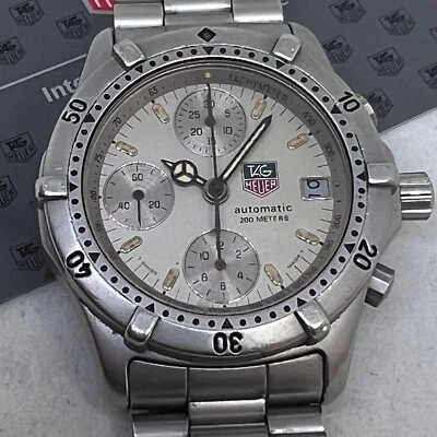 CRONÓGRAFO AUTOMÁTICO TAG HEUER 2000 VINTAGE REF 760.306 Foto 1 de 4
