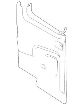 Moldura de puerta trasera izquierda original Ford Transit-350 HD 2015-2024 CK4Z6145221AM Foto 1 de 2
