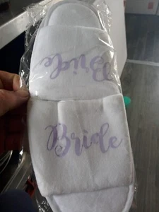 Wedding Slippers bride new one size - Picture 1 of 1