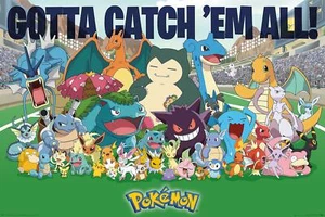 Pokemon All Time Favourites Maxi Poster 61 x 91.5cm Anime - Bild 1 von 1