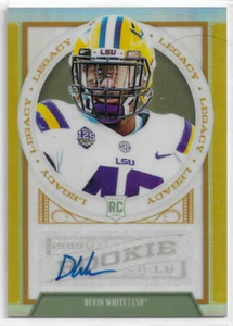 DEVIN WHITE 2019 PANINI LEGACY GOLD CHROME AUTO ROOKIE RC SP /50 BUCCANEERS - Bild 1 von 1