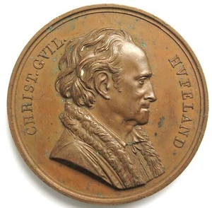 Medaille 1833, Christian Wilhelm Hufeland, v. Brandt - Bild 1 von 3