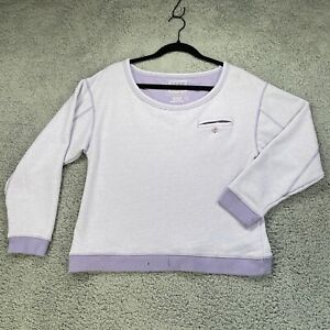 Billabong Essentials Women's Sweatshirt Sweater Yoga Light Purple Size 12