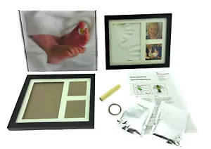 5x Gipsabdruck Set Baby Hand- und Fuß – Abdruckset mit Bilderrahmen Geschenk - Bild 1 von 10