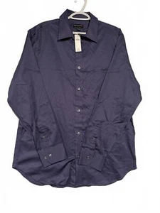 Banana Republic Men's Dress Shirt Purple Long Sleeve Button Large 16 16.5 - Picture 1 of 9