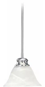 Volume Lighting Troy 1Light Brushed Nickel Ceiling Mini Pendant Light - Picture 1 of 3