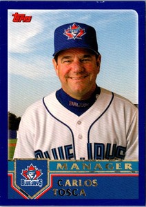 2003 Topps Carlos Tosca #291 Toronto Blue Jays Baseball Card