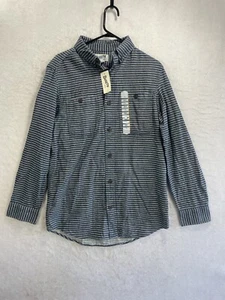 Men's Duluth Trading Long Sleeve Striped Button Down Shirt Size M Slim Fit BNWT - Picture 1 of 7