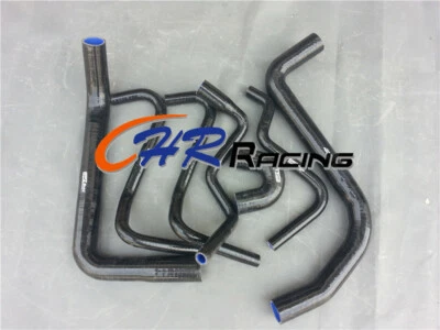 BLACK Silicone Radiator Hose FOR HOLDEN Commodore 3.8L VY/VT/VX/VU V6 1997-2002 - image 1 of 4