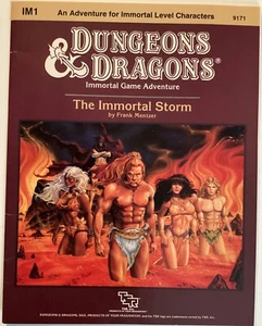 Advanced Dungeons & Dragons IM1 The Immortal Storm EXCELENTE TSR 9171 1986 - Imagen 1 de 4