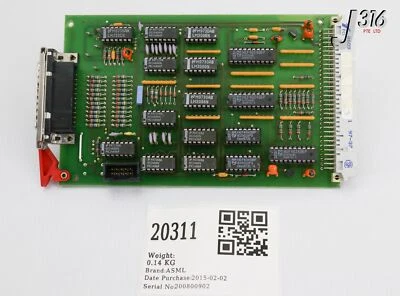 20311 ASML PCB, EBR BOARD 4022 192 71332 - Image 1 of 4