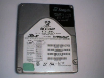 IDE Hard Drive Seagate ST51080A 9C2001-302 3.5 FastATA2 MultiMediaReady 1083MB - Image 1 of 4