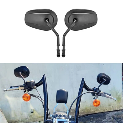 Motorcycle Mirrors For Harley Davidson Sportster Forty-Eight 1200 833 Softail FL - Изображение 1 из 4