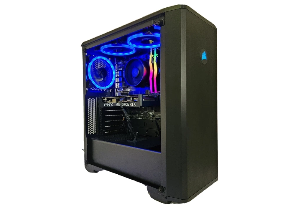 Performance PC Desktop RTX 4060 Ryzen 5 WIFI 16GB Ram  2TB WIN 11 Gaming - Image 1 of 1