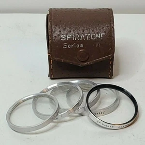 Vtg Spiratone Spiralite Series 6, +2,-2, -1, -3 Total of 5 Lenses Plus Case - Picture 1 of 3