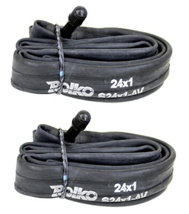 2 Stück 24x1 Hochdruck Schlauch für Rollstuhlreifen bis 10 bar - Picture 1 of 2