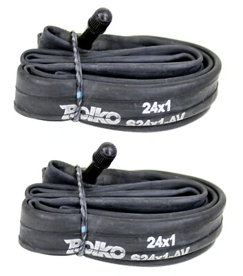 2 pieces 24x1 high pressure hose for wheelchair tires up to 10 bar - Image 1 of 2