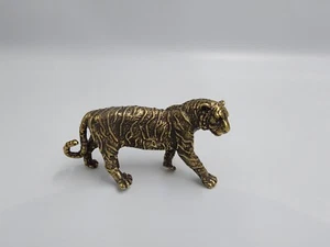 6CM Rare Old China Copper  Feng Shui  White Tiger  Sculpture Statue - Picture 1 of 8