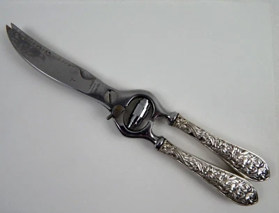 Tijeras para aves de corral de plata esterlina con lirio de Pascua de Frank Whiting Foto 1 de 4