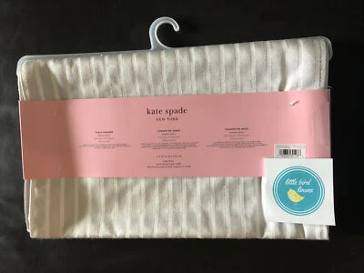  Kate Spade New York Table Runner Harbour Drive Platinum 15 x 90 New  - Image 1 of 4