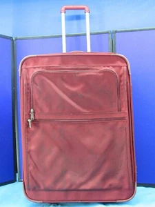 Red Tumi Rolling Ballistic Nylon Large Suitcase Luggage Carry-On  26inx20x11 - Picture 1 of 11