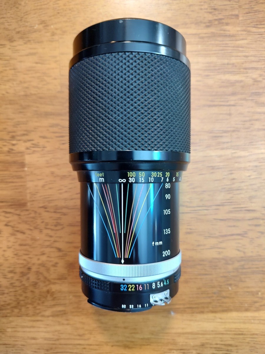 Nikon Zoom-NIKKOR f/4.5 Camera Lenses 80-200mm Focal for Nikon Zoom-NIKKOR f/4.5 Camera Lenses 80-200mm Focal for