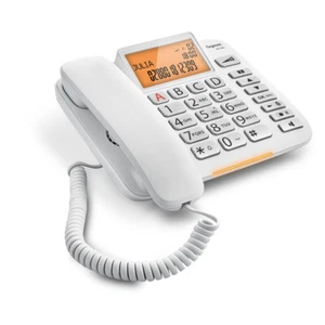 GIGASET DL580 telefono fisso tasti grandi e numeri grossi NERO/BIANCO - Photo 1/2