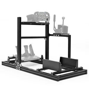 Hottoby G25 Aluminium & Kohlenstoffstahl Einstellbares Rennsimulator Cockpit - Bild 1 von 7