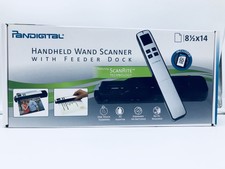 Pandigital panscn09pu handheld wand scanner w/feeder doc station&2gb microsd card (Red) (843967001044)