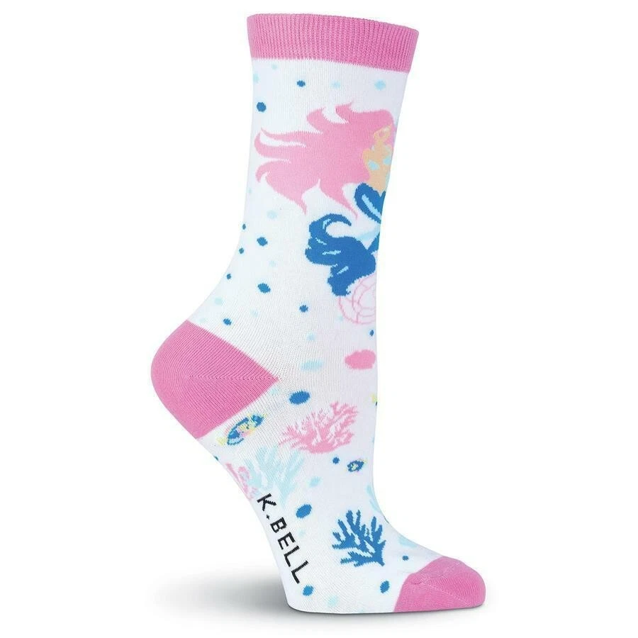 Calcetines Sea Life Para Mujer Talla 9-11 K Campana Fantasía Novedad Sirena Moda Nuevos Foto 1 de 1