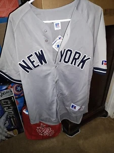 Vintage Mickey Mantle New York Yankees Russell Authentic Jersey Size Med NEW  - Picture 1 of 8