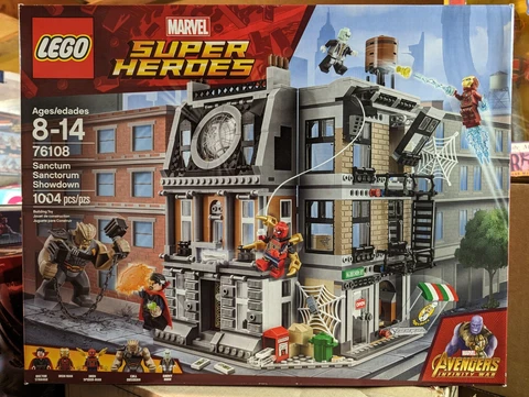 LEGO 76108 - Marvel Sanctum Sanctorum Showdown Iron Spider Dr. Strange (Retired) Cover