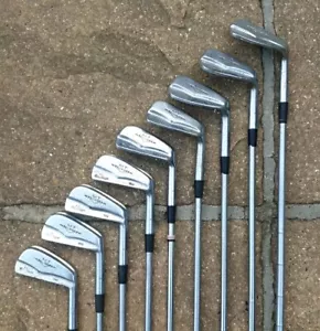 Vintage Macgregor MT Tourney TR2 Iron Set 2-9 + TP 11 Iron Steel Shafts Right H - Picture 1 of 23