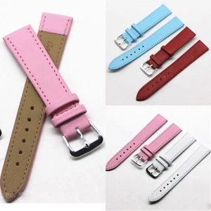 Reloj Hombre Piel de becerro Accesorios Coloridos Correa Reloj Color Brillante Línea de Prensado - Imagen 1 de 10