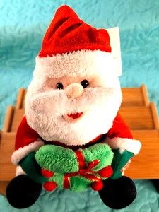 Santa Claus Animated Plush Sound & Light Christmas 7" Rare NWT - Picture 1 of 12