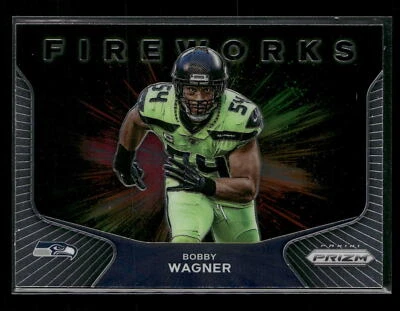 Bobby Wagner 2020 Panini Prizm #24 Fireworks Seattle Seahawks - Image 1 of 2