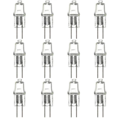 12Pack Single Ended T2.5 Bulb, G4 Bi-Pin Clear UV Protected, 3200K, 20W - Image 1 of 2