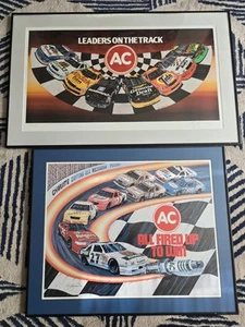 Autographed Leaders On The Track Sam Bass 20" X 32" Print & All Fired Up 2 Win - Picture 1 of 11