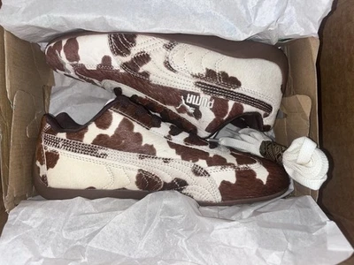PUMA Speedcat Cow Print 女式 40614101 尺寸 7W/ 4.5UK/ 37.5EU/ 23.5 厘米  — 第 1/4 张图片