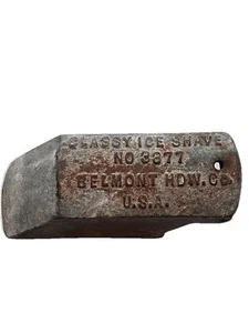 VINTAGE CLASSY ICE SHAVE NO.3377 BELMONT HDW CO. U.S.A ICE SHAVER - Picture 1 of 15