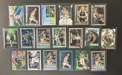 Lote de 19 tarjetas coleccionables deportivas de baloncesto Milwaukee Bucks Foto 1 de 2