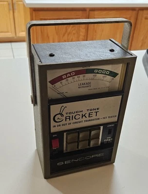 Sencore Touch Tone Cricket Transistor & FET Tester Model TF26 UNTESTED - Image 1 of 4