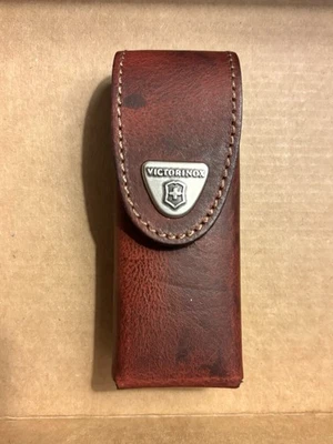 Victorinox Swiss NUEVO CUERO MARRÓN Bolsa para SWISSTOOL SPIRIT 4.0822.L Foto 1 de 4