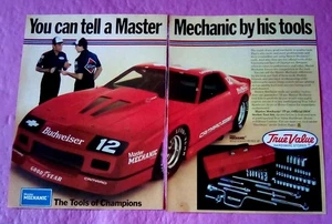 1984 Camaro True Value Budweiser 2 Page print ad - Picture 1 of 1