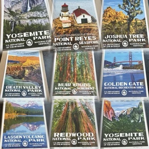 Four Different Robert Decker 13x19 California National Parks Posters - Picture 1 of 5