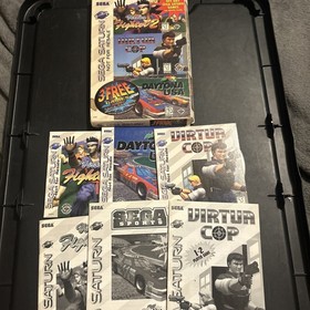 SEGA SATURN 3 GAMES PACK VIRTUA FIGHTER 2 VIRTUA COP DAYTONA USA 1996 BOX